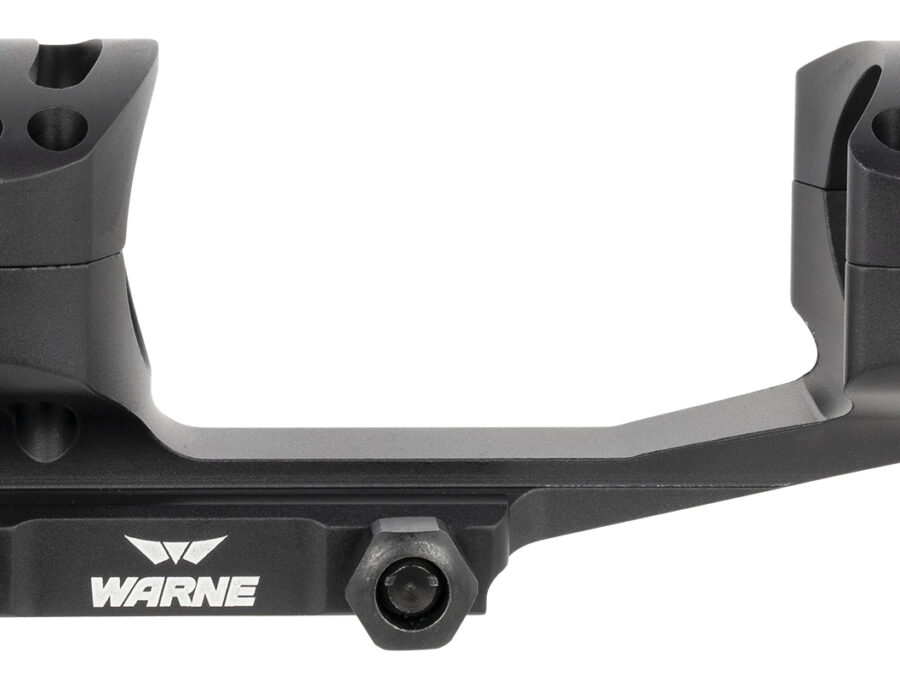 Warne XSKEL34TW X-SKEL Gen 2 Scope Mount/Ring Combo Black Anodized 34mm