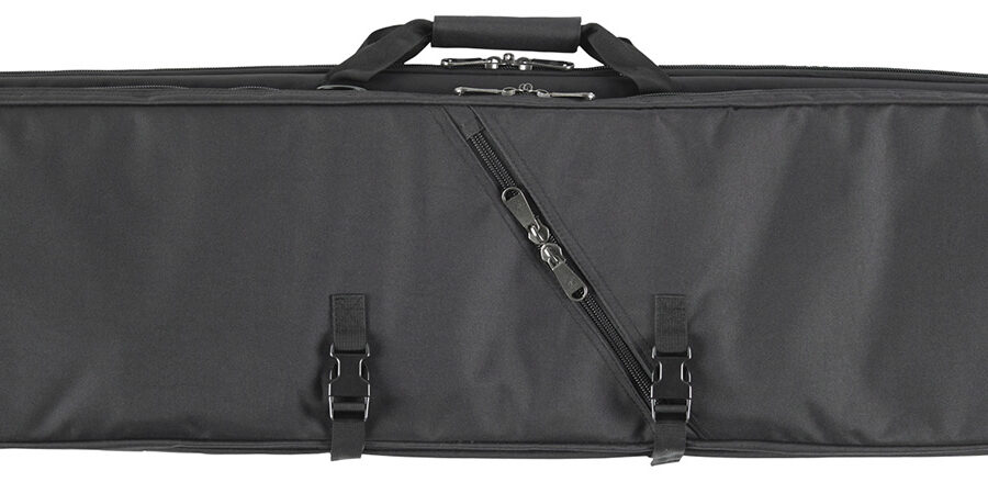 Bulldog  Two Gun Double Gun Case 52" Black Nylon for 2 Long Guns