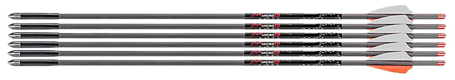 Axe Crossbows AX10003 Axe 440 Axe Bolts Gray/Orange/White 19" 6 Pack
