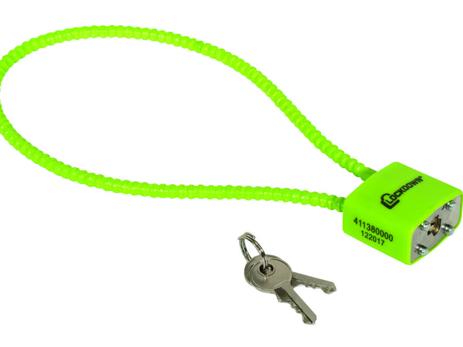 Lockdown 110149 Trigger Lock  Open With Key Green Firearm Fit- Universal 15"