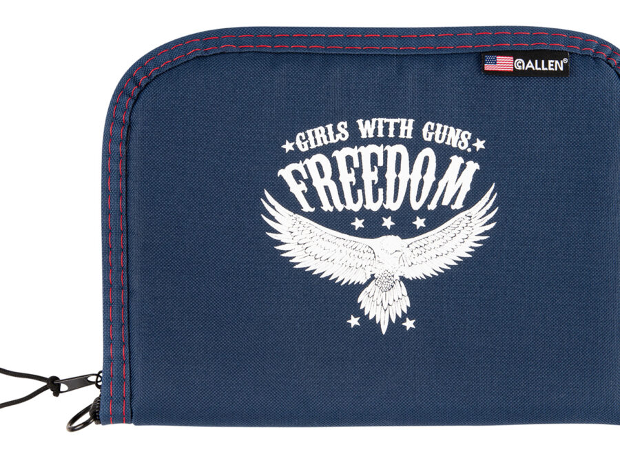 Girls With Guns 9071 Freedom  Navy w/White Letters & Picture Polyester Holds Handgun