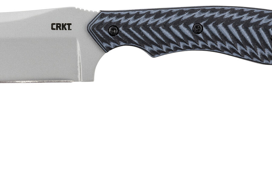 CRKT 2398 S.P.E.C.  2.44" Fixed Cleaver Plain Bead Blasted 8Cr13MoV SS Blade/Black Textured G10 Handle Includes Lanyard