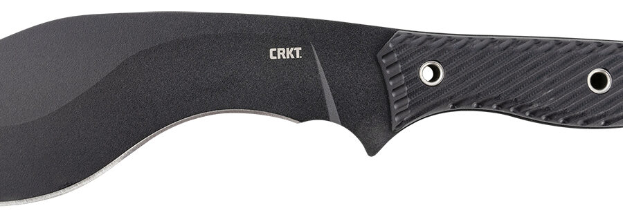 CRKT 2710 Clever Girl Kukri 7.75" Fixed Plain Black Powder Coated SK-5 Steel Blade/Black G10 Handle Includes Belt Clip/Lanyard