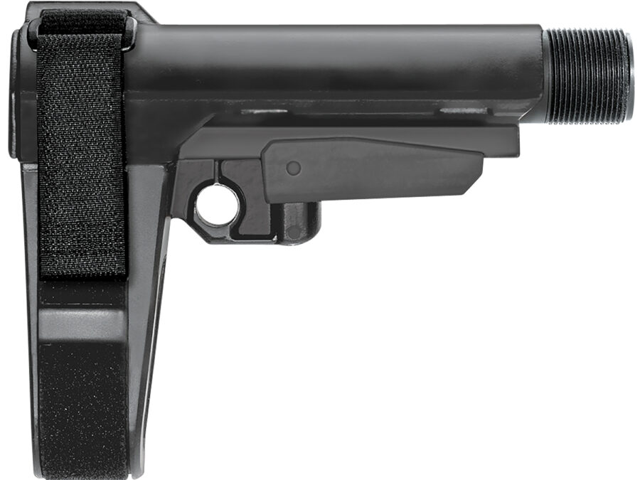 SB Tactical SBA3X01SB SBA3 X Black Adjustable Synthetic AR-Platform