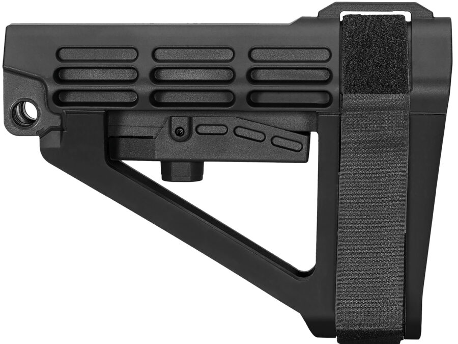 SB Tactical SBA4X01SB SBA4 X Black Adjustable Synthetic AR-Platform