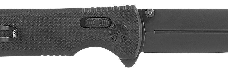 S.O.G SOG-12-63-01 Ultra XR  2.80" Folding Clip Point Plain Graphite TiNi Cryo S35NV Steel Blade/Black Textured Carbon Fiber Handle Includes Pocket Clip