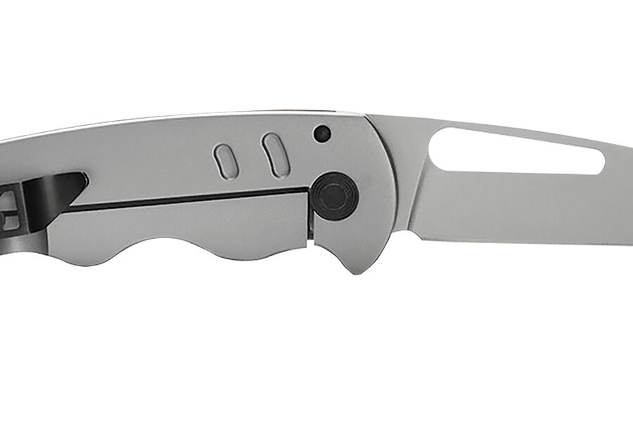 S.O.G SOG14520157 Escape FL 3" Folding Sheepsfoot Plain 8Cr13MoV SS Blade Silver w/ "SOG" Stainless Steel Handle Includes Pocket Clip