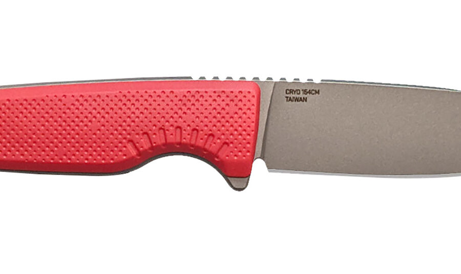 S.O.G SOG17790257 Altair FX  3.40" Fixed Clip Point Plain Satin TiCN Cryo CPM 154 SS Blade, Canyon Red GRN Handle, Includes Sheath