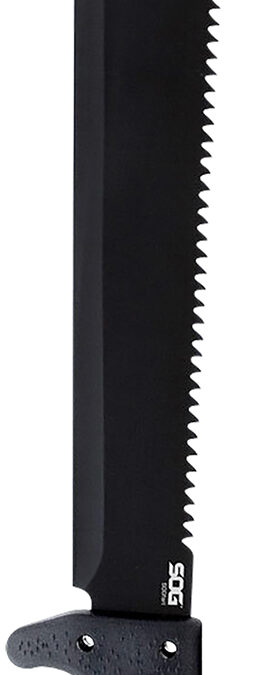S.O.G SOG-MC01-N SOGfari  13" Black Powder Coated 3Cr13MoV SS Blade Black Kraton Handle 19" Long Includes Sheath
