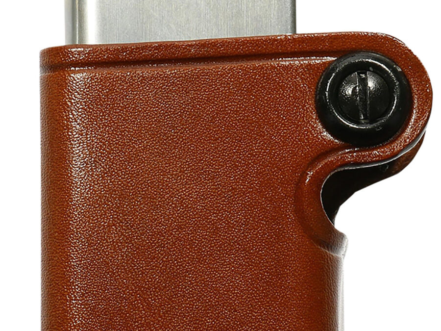 Galco SMC22 SMC Mag Case Single Tan Leather Belt Loop Compatible w/ Walther P99 Belts 1.75" Wide Ambidextrous Hand
