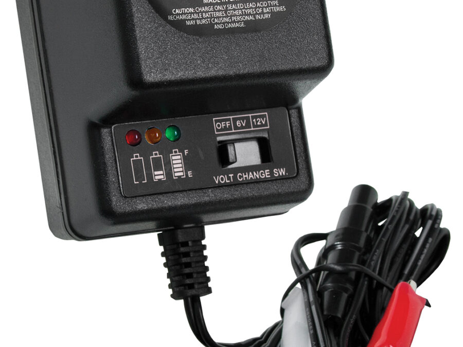 Wildgame Innovations WGIWGIBC0005 Battery Charger  Black 6 Volt-12 Volt