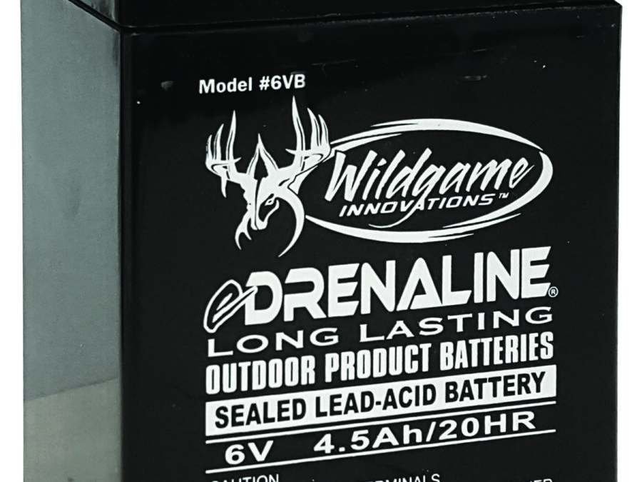 Wildgame Innovations WGIWGIBT0013 Edrenaline Rechargeable Battery Black 6.0 Volts 4.5 mAh