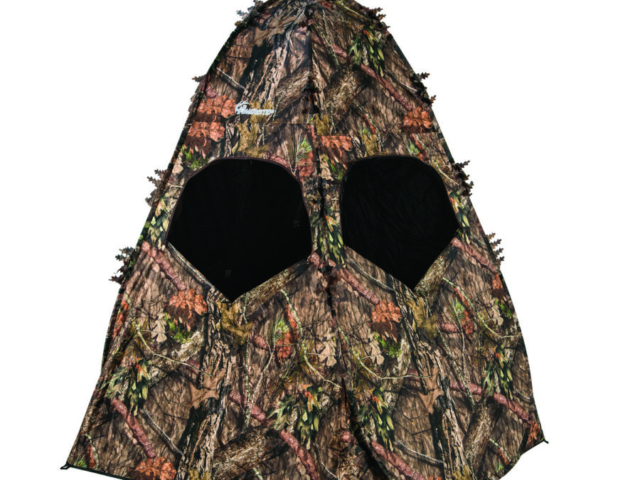 Ameristep AMSAMEBL1006 Outhouse Spring Steel Mossy Oak Break-Up Country 300 Durashell Plus