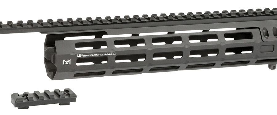 Midwest Industries MIMAR1895XRS Extended Sight System  13.63" M-LOK Black Hardcoat Anodized for Marlin 1895 Variants Includes Iron Sights