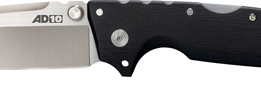Cold Steel CS28DD AD-10  4" Folding Drop Point Plain S35VN SS Blade/Black G10 Handle Includes Pocket Clip