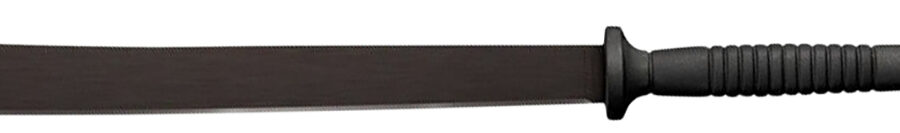 Cold Steel CS97THAMS Thai  22" Black Matte Baked-On Anti Rust 1055 Carbon Steel Blade/ Flat, Oval Black w/Steel Guards Polypropylene Handle 36.50" Long Includes Sheath