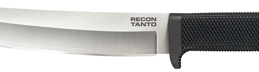 Cold Steel CS-35AM San Mai Recon 7" Fixed Plain Tanto VG-10 San Mai Blade/Black Textured Kray-Ex Handle