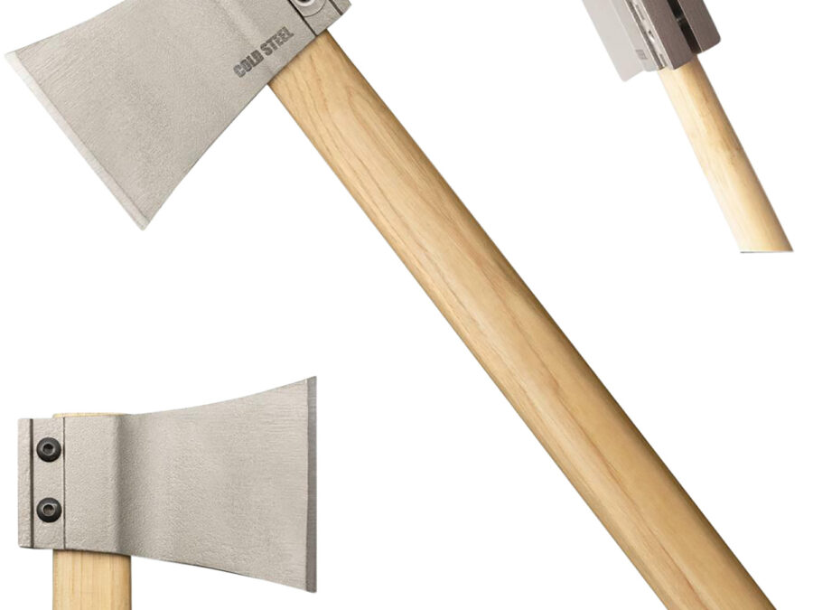 Cold Steel CS90AXA Professional Thrower 4" Blade 1055 Carbon Steel Blade American Hickory Handle 16"