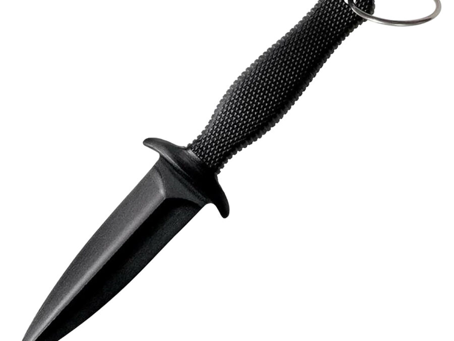 Cold Steel CS-92FBB FGX Boot Blade II 3.25" Fixed Plain Black Griv-Ex Blade/Black Checkered Kray-Ex Handle