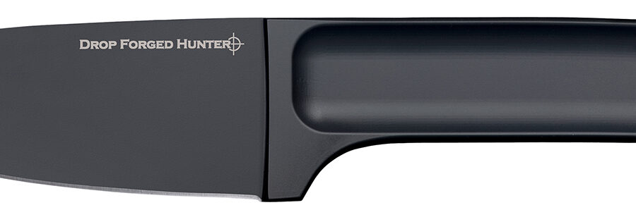 Cold Steel CS36MG Drop Forged Hunter 4" Fixed Plain Gray Powder Coated 52100 High Carbon Steel Blade 4.63" Includes Sheath