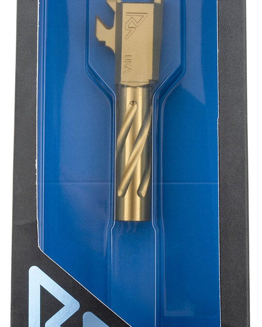 Rival Arms RA-RA20H101E Precision V1 Gold PVD Stainless Steel Spiral Fluted for Springfield Hellcat