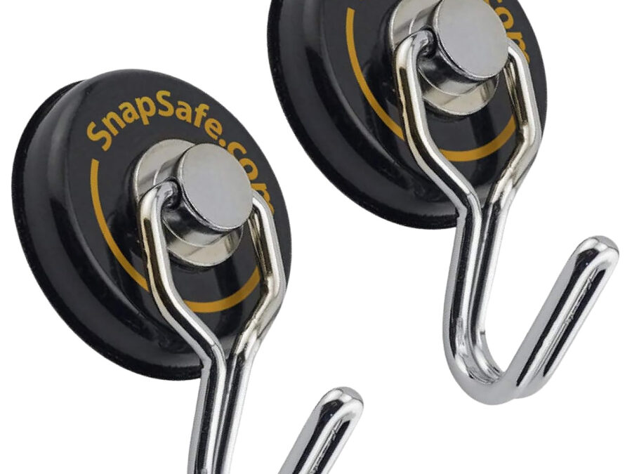 SnapSafe 75914 Swivel Hooks Magnetic 1" 2 Per Pkg