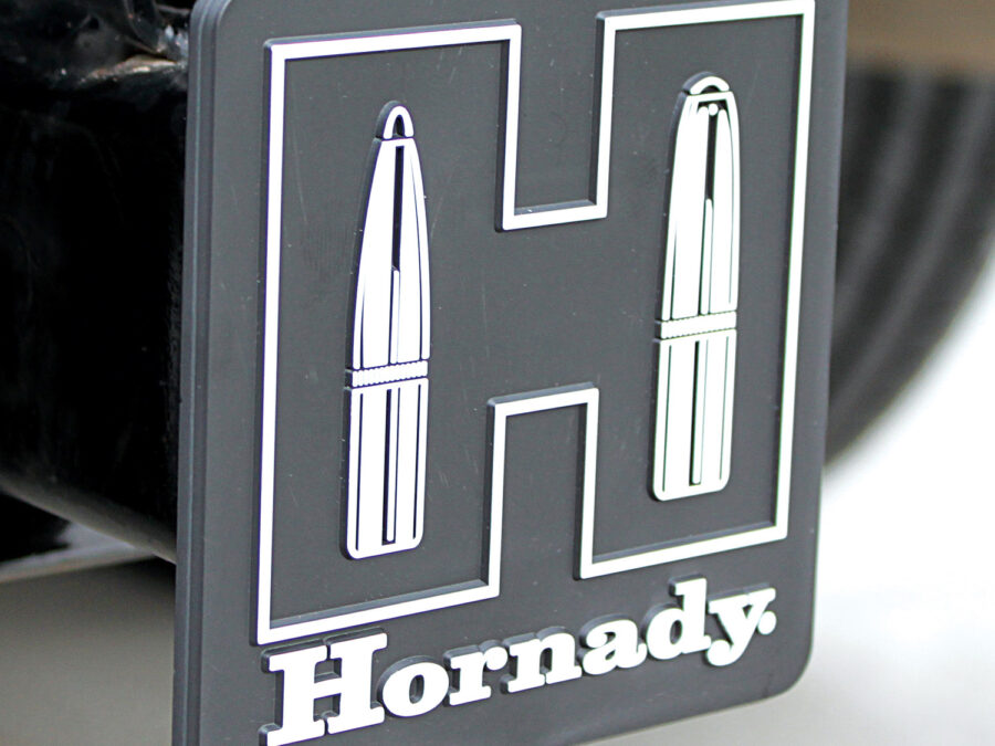 Hornady 99132 Hitch Cover 99132 Black/White Plastic 2.0" Long