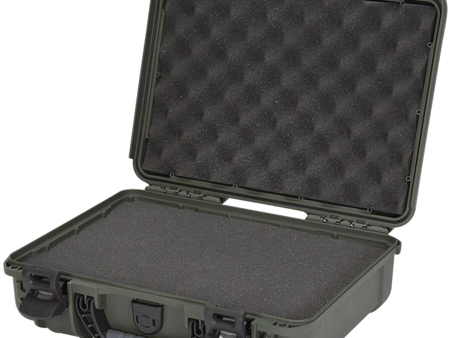 Nanuk 9101006 910  Waterproof Olive Resin w/ Foam Padding&Airline Approved