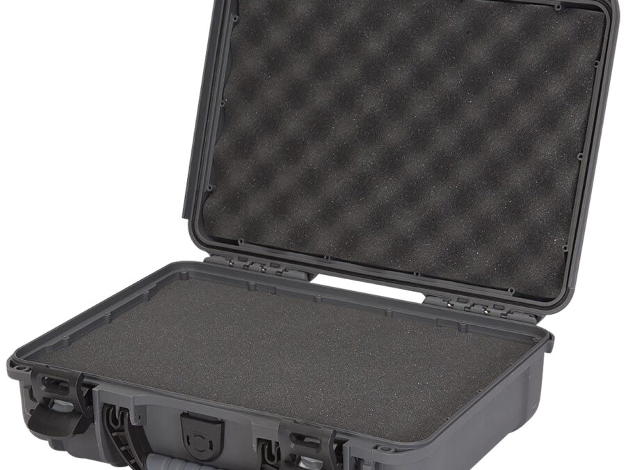 Nanuk 9101007 910  Waterproof Graphite Resin w/ Foam Padding&Airline Approved