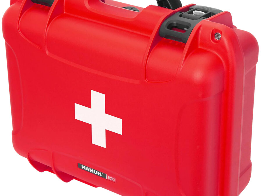 Nanuk 920S-000RD-PA0-FSA01 920 First Aid Case Red Resin w/ Latches