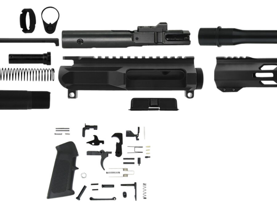 TacFire  AR Build Kit  9mm Luger 7.50" Barrel Black for AR Platform