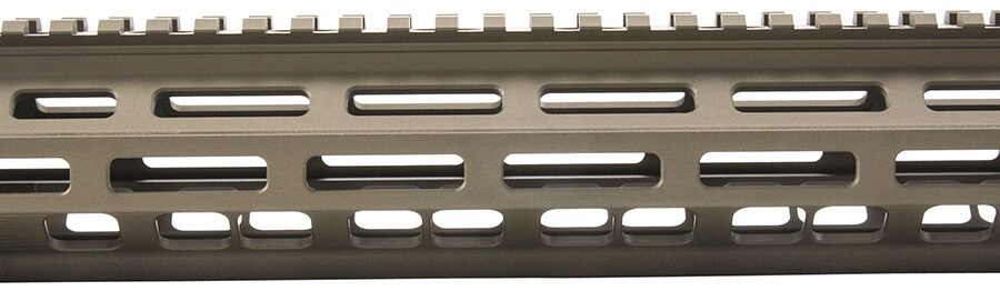 Geissele Automatics 05285S Super Modular Rail MK8 13.50" M-LOK, Desert Dirt Aluminum for AR Platform, Barrel Nut Included