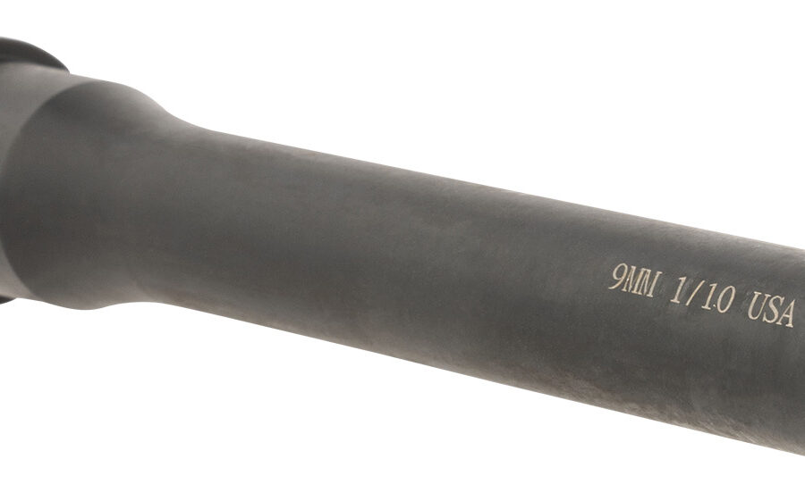 TacFire BAR9MM7BN AR Barrel  9mm NATO 7.50" Black Nitride Finish 4150 Chrome Moly Vanadium Steel Material with Threading & 1:10" Twist for AR-15
