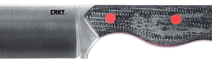CRKT 4037 Razel  2.97" Fixed Plain Satin D2 Steel Blade/Weathered Resin Infused Fiber Handle Includes Sheath