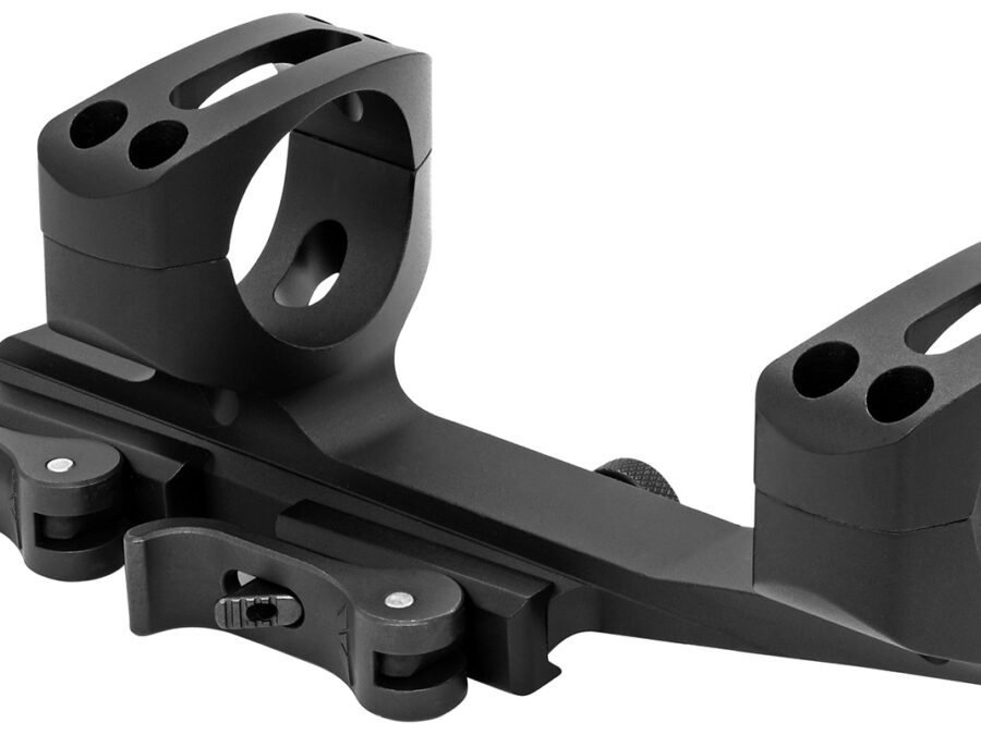 Warne QDXSKEL30TW Skeletonized Scope Mount/Ring Combo Quick Detach Black Anodized 30mm Tube MSR Ultra High Rings