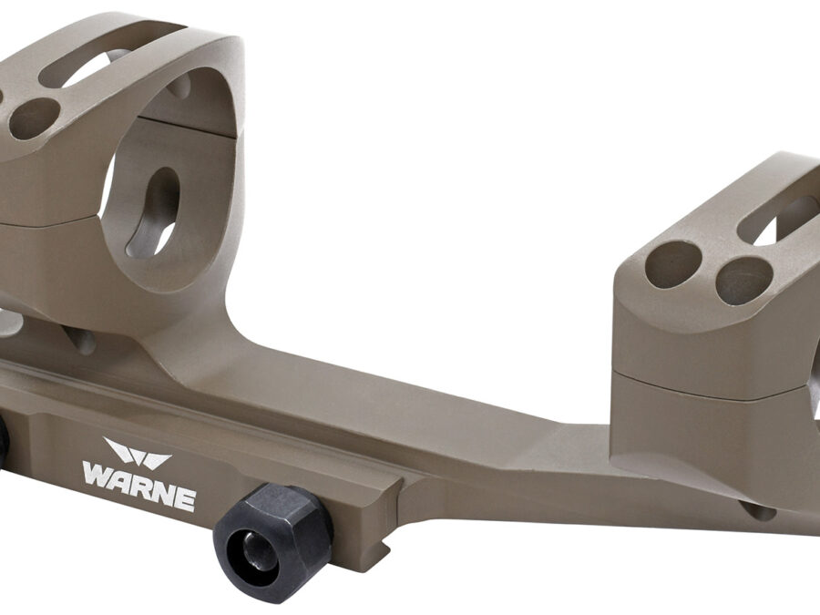 Warne XSKEL30DE X-SKEL Scope Mount/Ring Combo Flat Dark Earth Cerakote 30mm