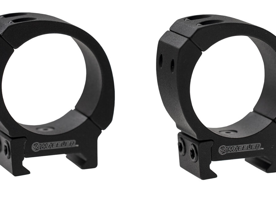 Wheeler 1133749 Sporter Scope Rings  Black 1" High