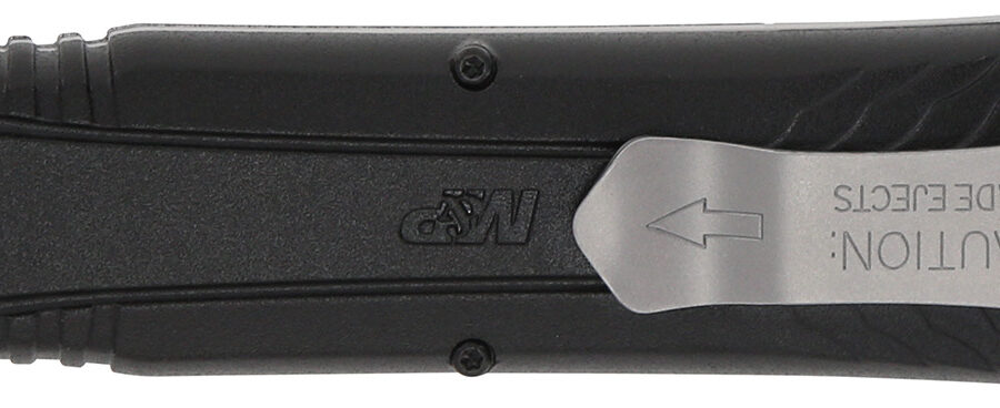 Smith & Wesson Knives 1181878 M&P  3.50" OTF Dagger Plain Satin AUS-8A SS Blade 5.16" Black