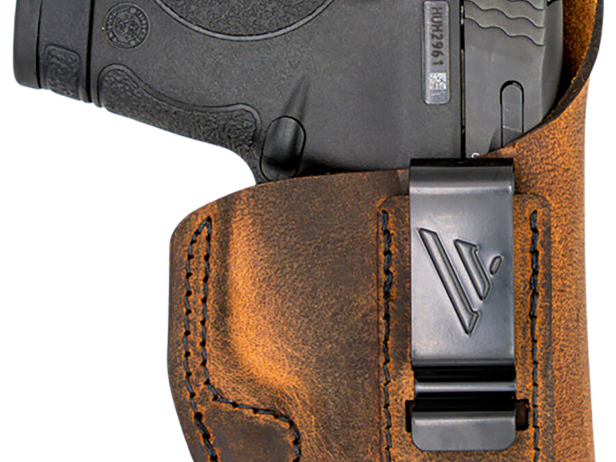 Versacarry 32104 Element  IWB Size 04 Brown Leather Belt Clip