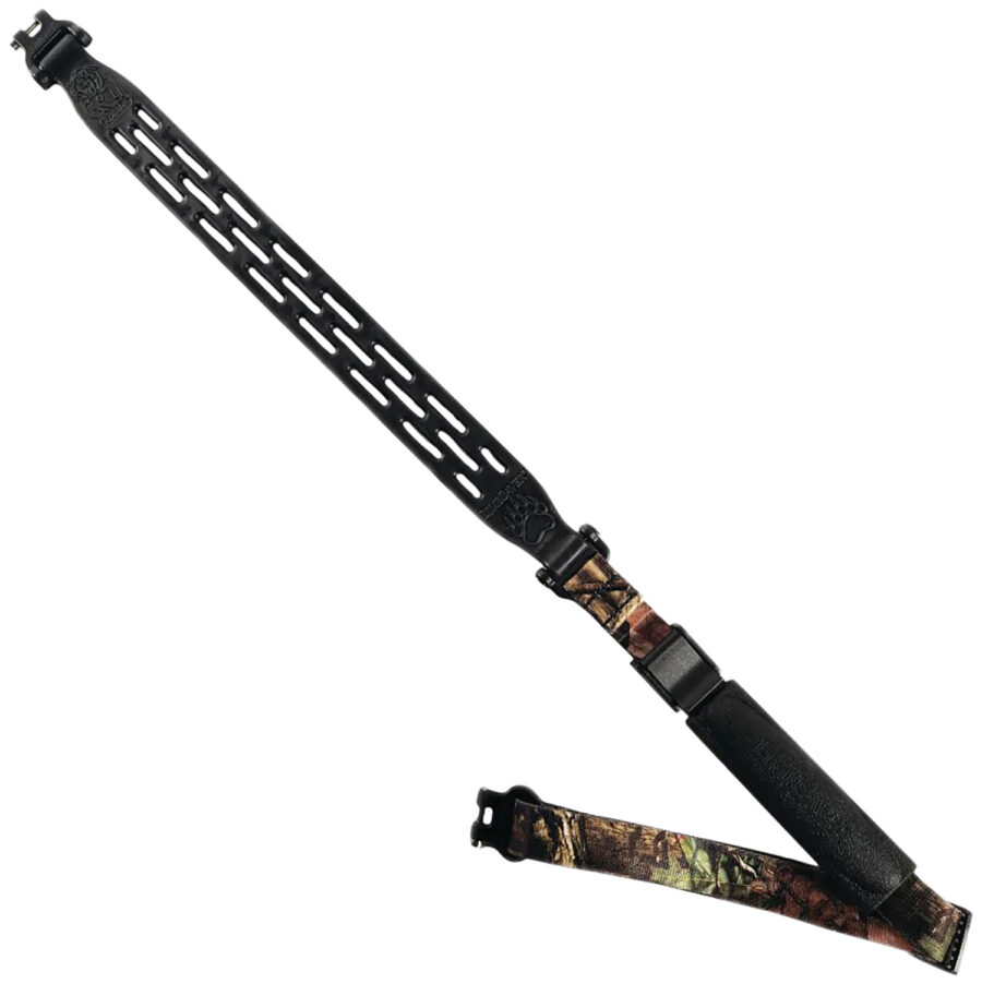 Limbsaver 12295 Kodiak-Air Sling Black NAVCOM Rubber & Mossy Oak Break-Up Nylon w/ 1" W & Adjustable Design for Rifles