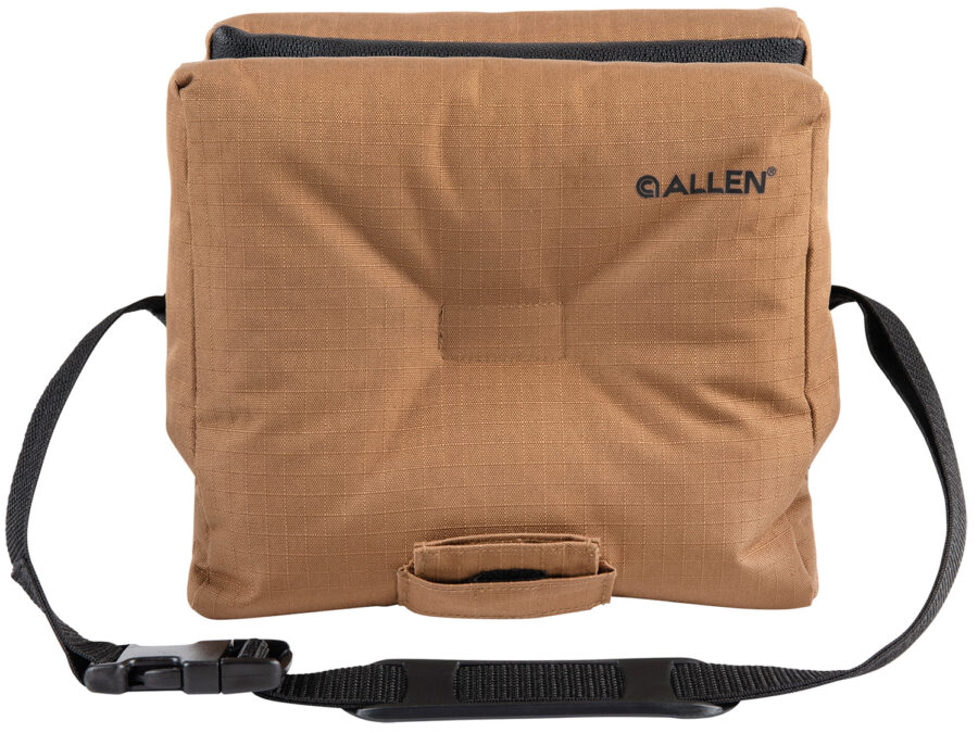 Allen 18420 Bench Shooting Bag  Empty Black/Tan 600D Polyester