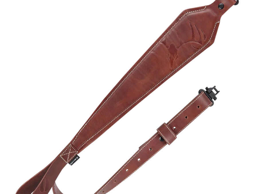 Heritage Cases 8510 Deer Deboss  Brown Leather 28"-35" OAL Rifle