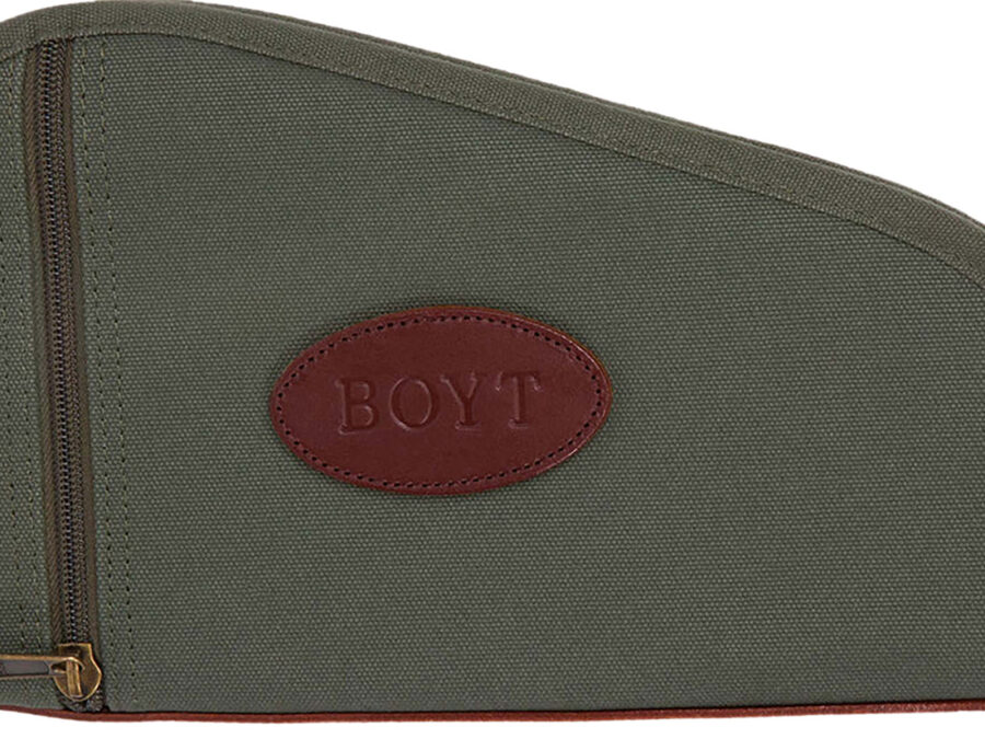 Boyt Harness PP41OD Heart-Shaped Pistol Case OD Green Canvas Holds Handgun