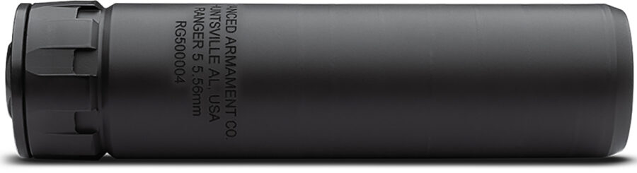 ADVANCED ARMAMENT COMPANY 65005 Ranger 5  22 Cal (5.56mm) Black Stainless Steel/Inconel, 1/2"-28 tpi DT Mount