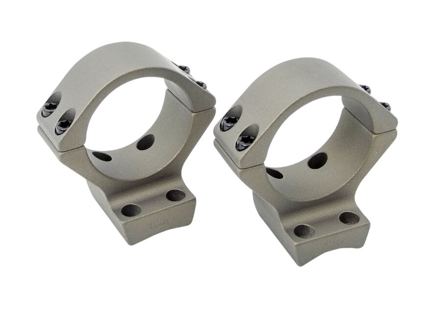 Talley SB840735 Scope Mount/Ring Combo  Smoked Bronze Cerakote 34mm Tube Fits X-Bolt Medium Rings