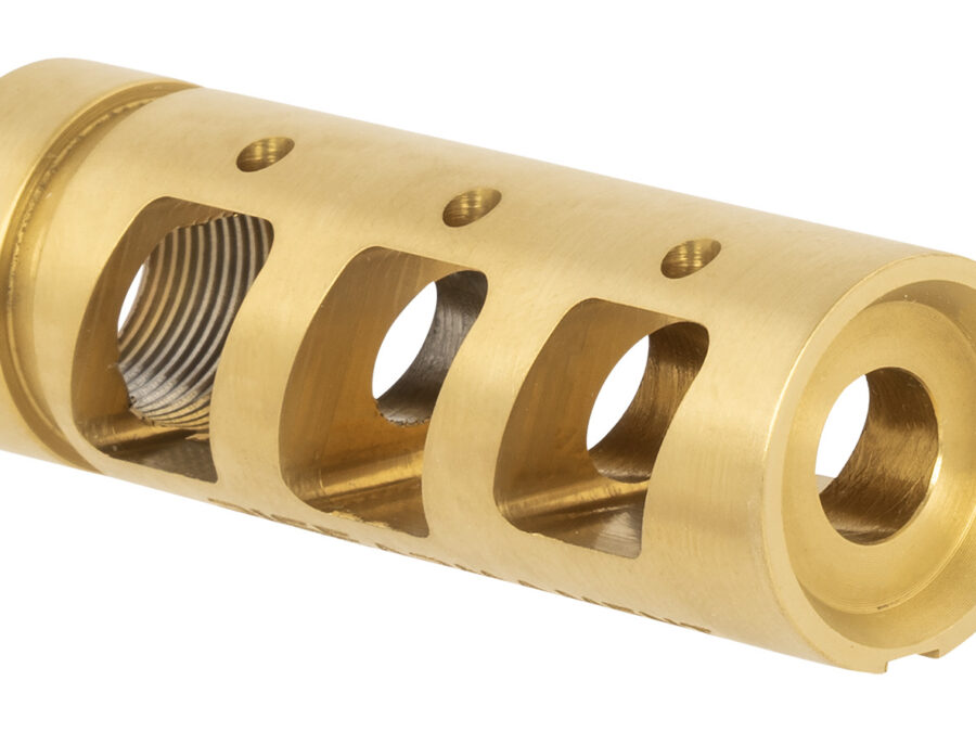 Rise Armament RA701308TIN RA-701  Gold Nitride Titanium with 5/8"-24 tpi Threads for 30 Cal