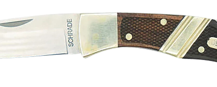 Old Timer 1181069 Mountain Beaver Jr.  2.50" Folding Drop Point Plain Mirror Polished 9Cr18MoV SS Blade, Ebony & Rosewood/Nickel Handle