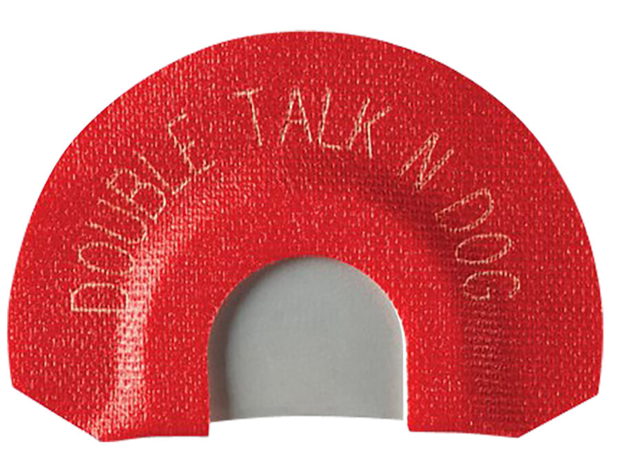 Johnny Stewart Wildlife Calls JSDIA9 Double Talk'n Dog  Diaphragm Call Double Reed Coyote Sounds Red