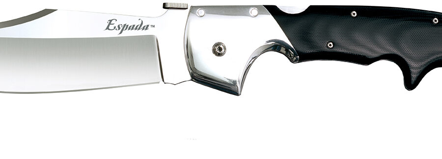 Cold Steel CS62MA Espada  XL 7.50" Folding Clip Point Plain S35VN SS Blade/9.25" Black w/Polished Bolsters G10 Handle Includes Belt Clip
