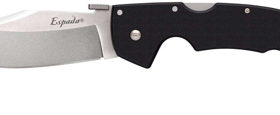 Cold Steel CS62MGD Espada  Large 5.50" Folding Clip Point Plain S35VN SS Blade/6.75" Black w/Polished Bolsters G10 Handle Includes Belt Clip